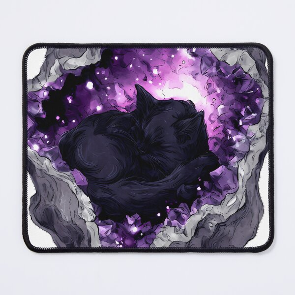 Item preview, Cat Amethyst Geode Bed designed and sold by IllumeInk.