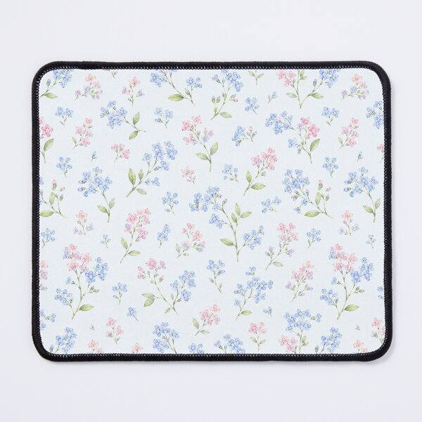 Item preview, Forget Me Not Watercolor Cluster Seamless Floral Pattern designed and sold by Inkworksbyshery.