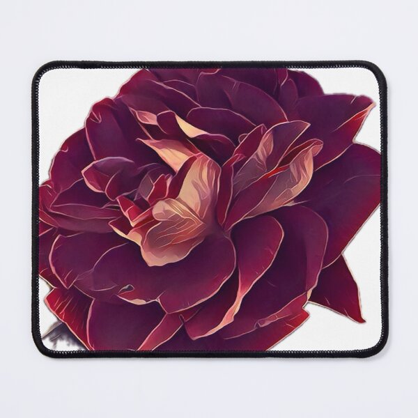 Item preview, Isolated Dark Burgundy Rose Flower Graphic designed and sold by BalkanBloom.