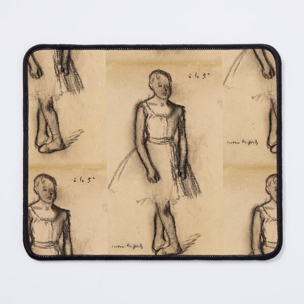 Item preview, Standing Young Ballerina Charcoal Sketch designed and sold by artofuniverse.