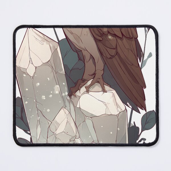 Item preview, Owl Raw Quartz Perch designed and sold by IllumeInk.