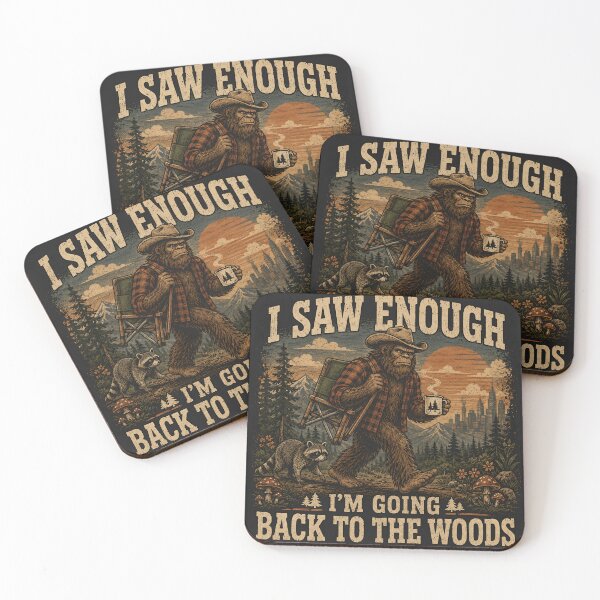 Item preview, I Saw Enough Bigfoot Shirt designed and sold by Monster Mentors.