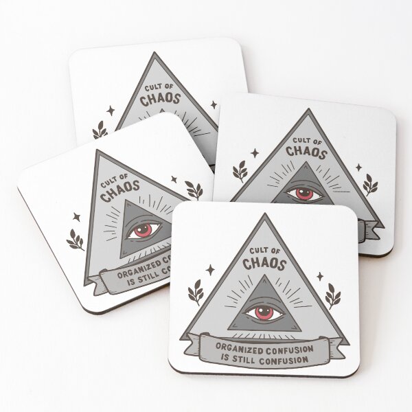 Item preview, Cult of Chaos – Organized Confusion Is Still Confusion Funny Chaos Club Emblem designed and sold by thesalynn.