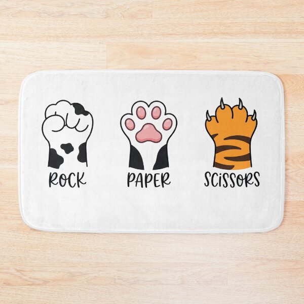 Item preview, Cat Paws Rock Paper Scissor designed and sold by anuggra.