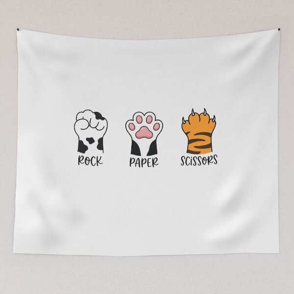 Item preview, Cat Paws Rock Paper Scissor designed and sold by anuggra.