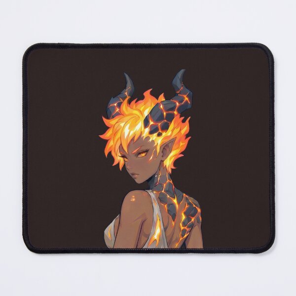Item preview, Emberhorn Fire Goddess designed and sold by MythicMood.