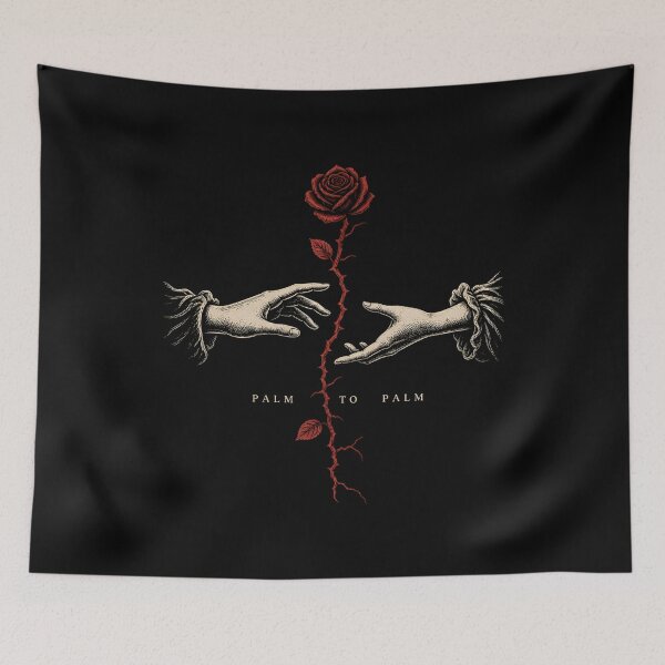 Item preview, Palm To Palm Romeo and Juliet Hands Reaching Rose Art designed and sold by Fenay Designs.