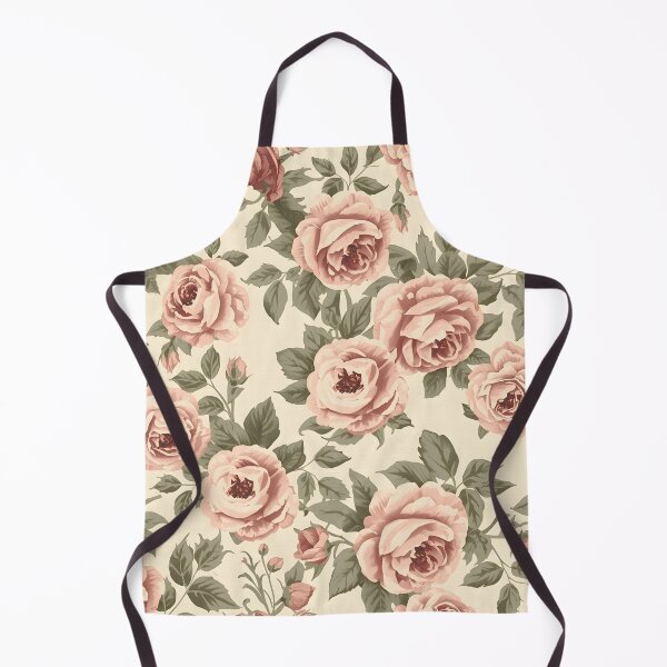 Item preview, Vintage Cottagecore Dusty Pink Rose Floral Pattern designed and sold by Luna-Flow.
