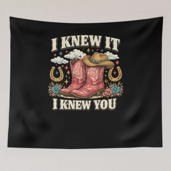 Item preview, I Knew It I Knew You T-Shirt, Western Cowgirl Gift, Cowgirl Boots Lover Gift, Girls Rodeo Graphic Tee designed and sold by faridman.