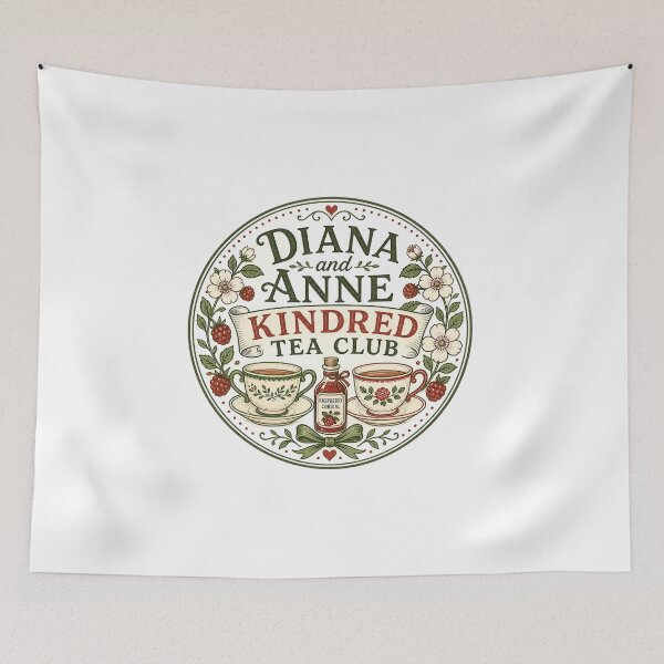 Item preview, Diana and Anne Kindred Tea Club Anne of Green Gables Crest designed and sold by Fenay Designs.