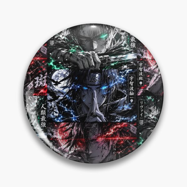 Item preview, Anime Legends Trio Poster | Itachi Uchiha, Madara Uchiha & Levi Ackerman Dark Anime Art designed and sold by Dyan4.