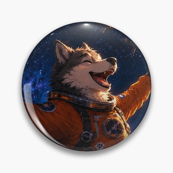 Item preview, Happy Husky in Space! designed and sold by nikkolaus.