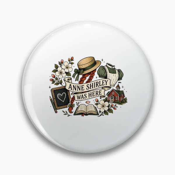 Item preview, Anne Shirley Was Here Anne of Green Gables Bookish Art designed and sold by Fenay Designs.