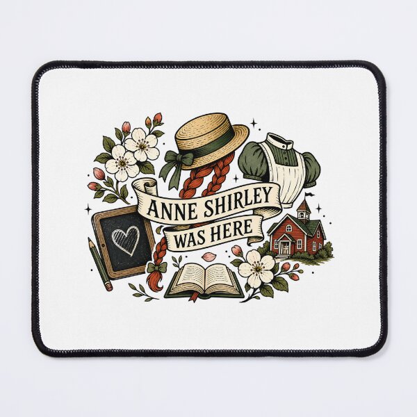 Item preview, Anne Shirley Was Here Anne of Green Gables Bookish Art designed and sold by Fenay Designs.