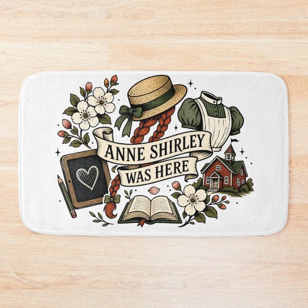 Item preview, Anne Shirley Was Here Anne of Green Gables Bookish Art designed and sold by Fenay Designs.
