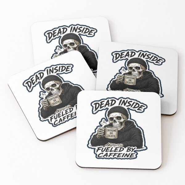 Item preview, DEAD INSIDE, FUELED BY CAFFEINE - GYM designed and sold by TacticalForgeUK.