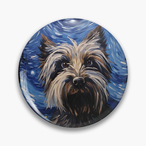 Item preview, Funny Skye Terrier Starry Night Illustration Mom Dad Kids designed and sold by rafaeltto.