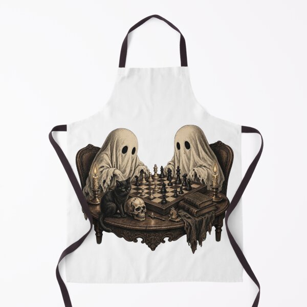 Item preview, Vintage Ghosts Playing Chess Dark Academia Halloween designed and sold by CF_VintageDesign.