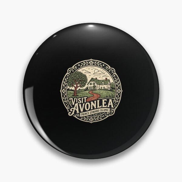 Item preview, Visit Avonlea Prince Edward Island Anne of Green Gables Badge designed and sold by Fenay Designs.