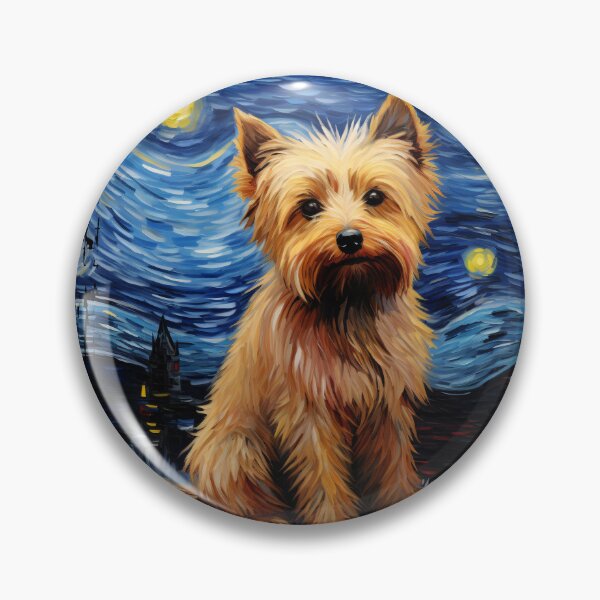 Item preview, Funny Silky Terrier Starry Night Illustration Mom Dad Kids designed and sold by rafaeltto.