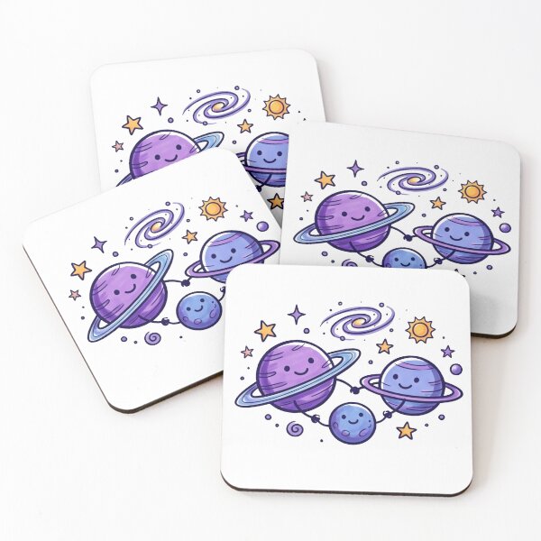 Item preview, Our Little Universe | Cute Cosmic Planet Family designed and sold by Cosmic Doodle Co..