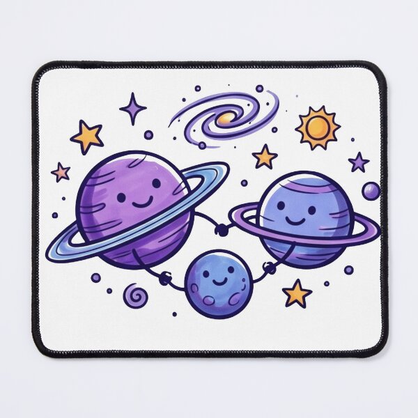 Item preview, Our Little Universe | Cute Cosmic Planet Family designed and sold by Cosmic Doodle Co..
