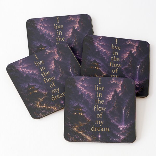 Item preview, I live in the flow of my dream. designed and sold by MaxDreamsArt.