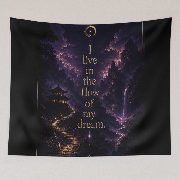 Item preview, I live in the flow of my dream. designed and sold by MaxDreamsArt.