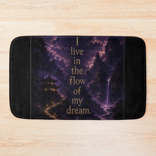 Item preview, I live in the flow of my dream. designed and sold by MaxDreamsArt.