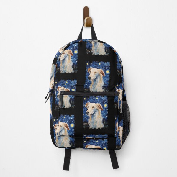 Item preview, Funny Silken Windhound Starry Night Illustration Mom Dad Kids designed and sold by rafaeltto.
