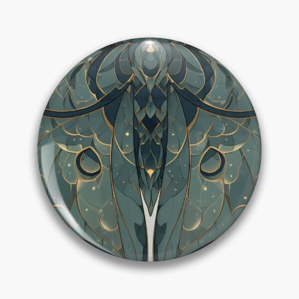 Item preview, Luna Moth Crescent Mushroom designed and sold by IllumeInk.