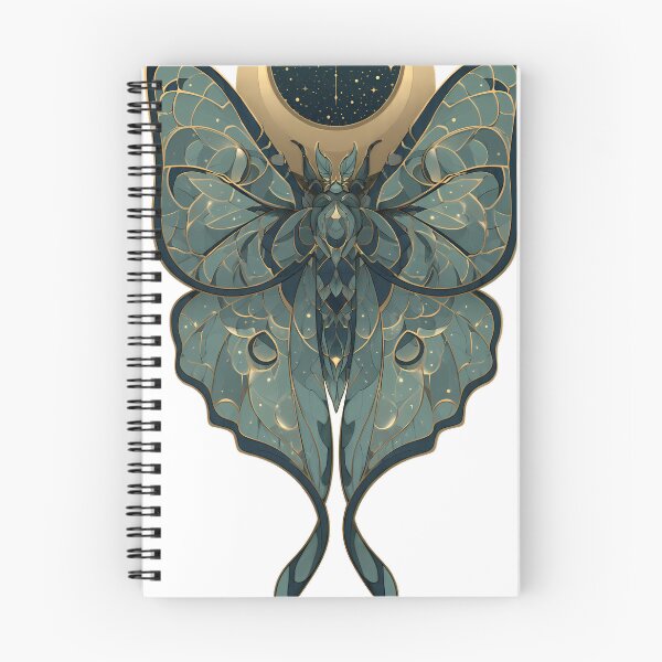 Item preview, Luna Moth Crescent Mushroom designed and sold by IllumeInk.