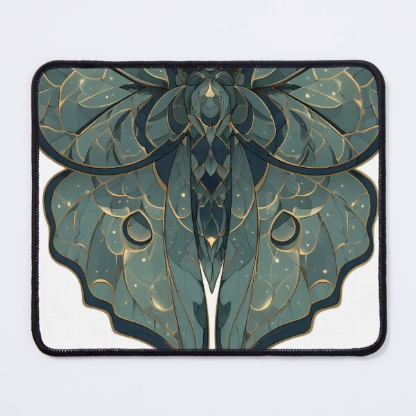 Item preview, Luna Moth Crescent Mushroom designed and sold by IllumeInk.