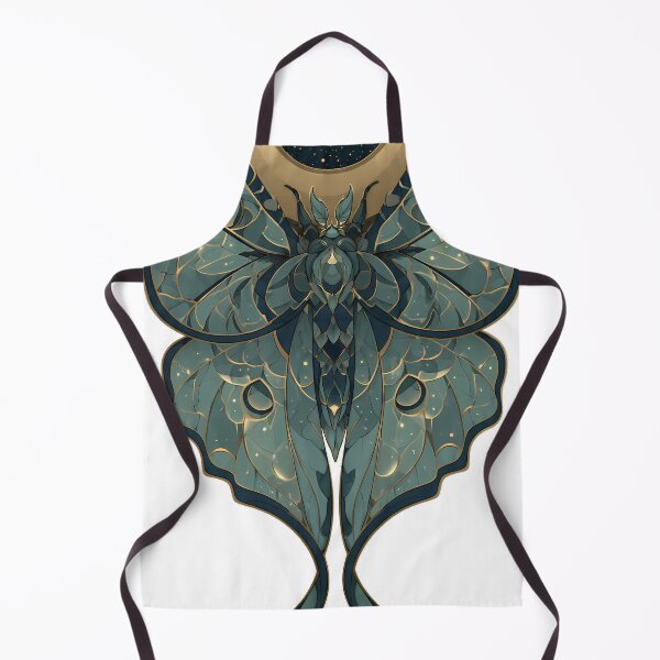 Item preview, Luna Moth Crescent Mushroom designed and sold by IllumeInk.
