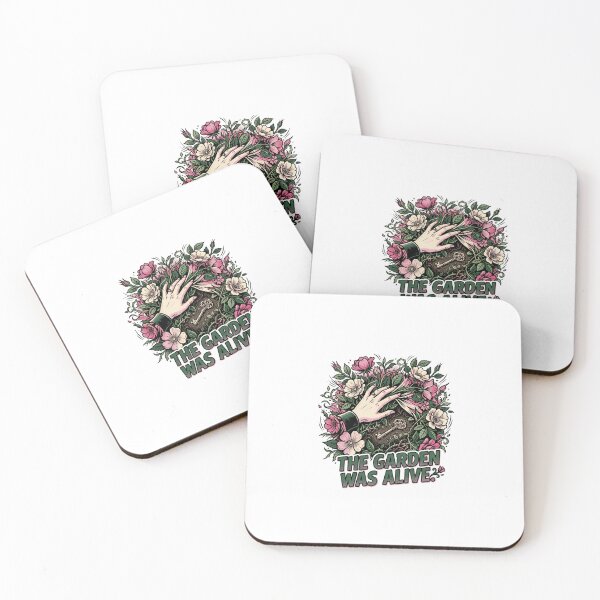 Item preview, The Garden Was Alive Secret Garden Hand and Key Sketch designed and sold by Fenay Designs.