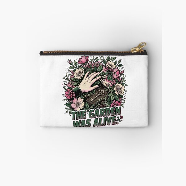 Item preview, The Garden Was Alive Secret Garden Hand and Key Sketch designed and sold by Fenay Designs.