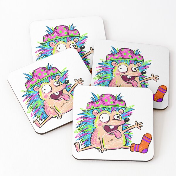 Item preview, Cursed Neon Bowl Ugly Hedgehog-Chaotic Spaghetti Head Messy Eater Hedgehog designed and sold by Thanakorn Prasing.