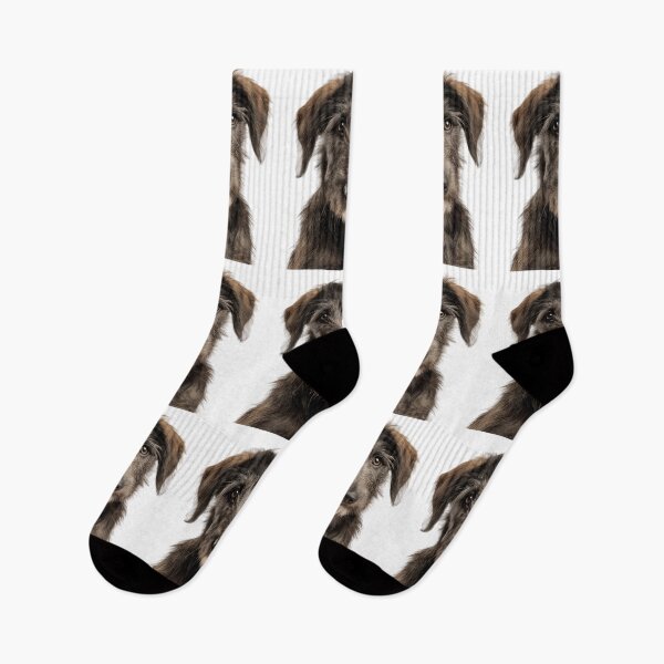 Item preview, Adorable Scottish Deerhound puppy for Cute Deerhound puppy lovers designed and sold by LazyOwlStore.