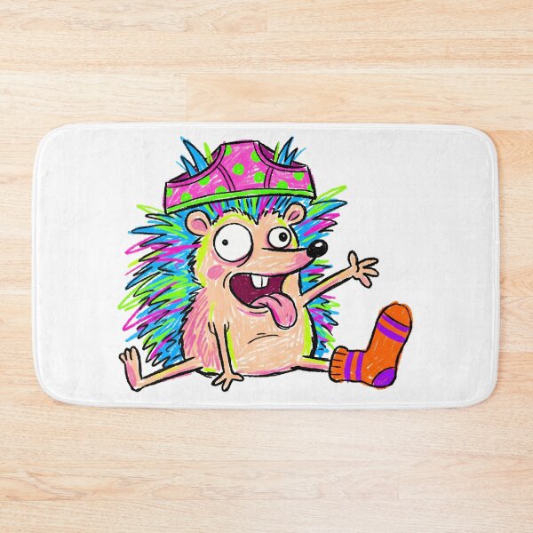 Item preview, Cursed Neon Bowl Ugly Hedgehog-Chaotic Spaghetti Head Messy Eater Hedgehog designed and sold by Thanakorn Prasing.