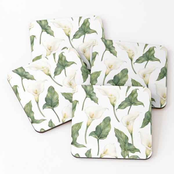 Item preview, Calla Lily Elegant Watercolor Botanical Seamless Pattern designed and sold by Inkworksbyshery.