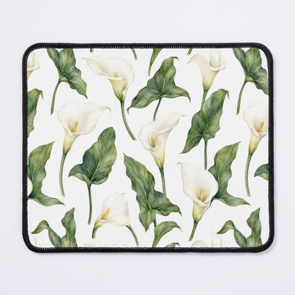 Item preview, Calla Lily Elegant Watercolor Botanical Seamless Pattern designed and sold by Inkworksbyshery.