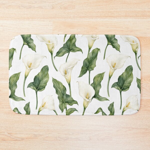 Item preview, Calla Lily Elegant Watercolor Botanical Seamless Pattern designed and sold by Inkworksbyshery.