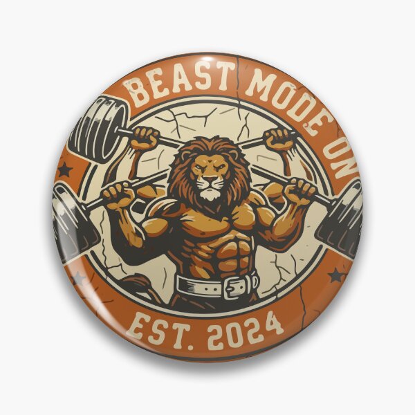 Item preview, Vintage Beast Mode On Lion Gym Fitness designed and sold by soondy.