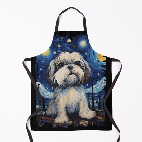 Item preview, Funny Shih Tzu Starry Night Illustration Mom Dad Kids designed and sold by rafaeltto.