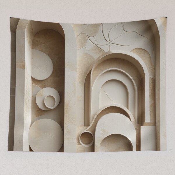 Item preview, Abstract Geometric Composition Technical Art Painting designed and sold by EnmarcArt.