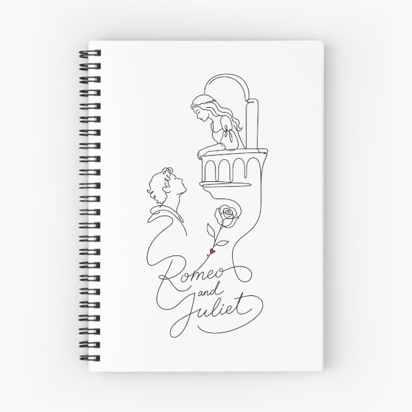 Item preview, Romeo and Juliet Continuous Line Art Balcony Romance designed and sold by Fenay Designs.