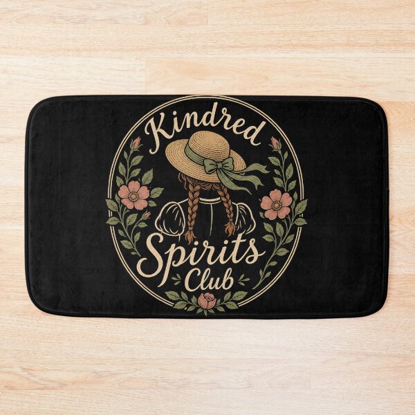 Item preview, Kindred Spirits Club Anne of Green Gables Floral Oval Badge designed and sold by Fenay Designs.