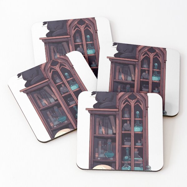 Item preview, Cat Witch Hat Bookshelf designed and sold by IllumeInk.