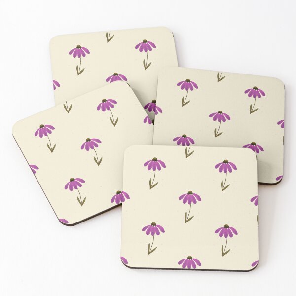 Item preview, Purple Coneflower Pattern designed and sold by Farnwirbel – Art.
