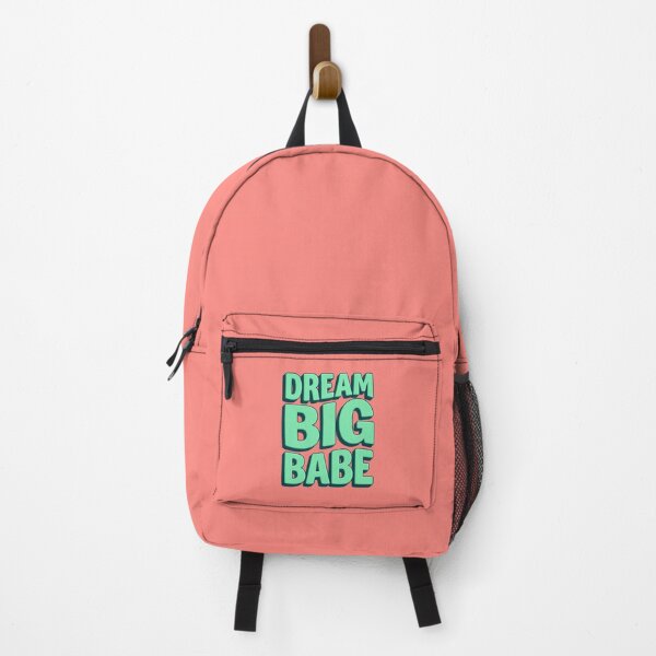 Item preview, Dream Big Babe - 3D Bubble Letters Pastel Retro Typography designed and sold by alizvisions.